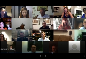 REALIZAMOS LA TERCERA REUNIÓN MENSUAL DE CONSEJER@S HONORARI@S CON SANA DISTANCIA